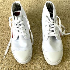 Bang high top white sunset shoes